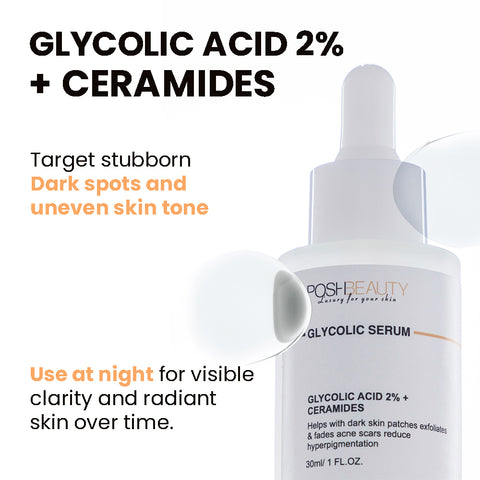 SKIN RENEWING SERUM - GLYCOLIC ACID 10% + CERAMIDES