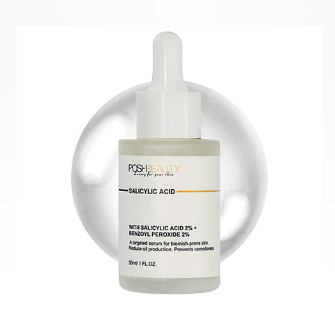 ANTI-ACNE SERUM -  Salicylic Acid 2% + Benzoyl Peroxide 5%