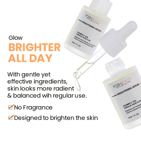 Brightening Serum -  Vitamin C 10% + Ferulic Acid 0.5%